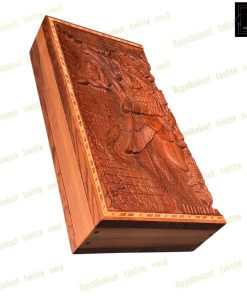 خرید تابلو تخته نرد منبت اتشکده زرتشت 60 سانتی کد 556