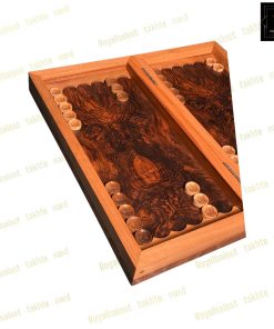 خرید تابلو تخته نرد منبت اتشکده زرتشت 60 سانتی کد 556