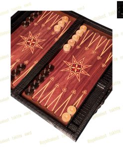 خرید تخته نرد چرمی طرح ستاره هشت پر کد 558 خرید تخته نرد چرمی طرح ستاره هشت پر کد 558