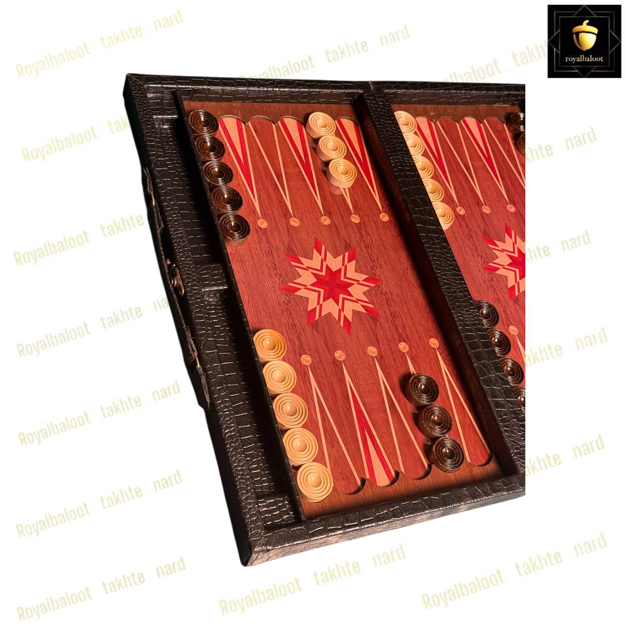 خرید تخته نرد چرمی طرح کلاسیک کد 559 خرید تخته نرد چرمی طرح کلاسیک کد 559