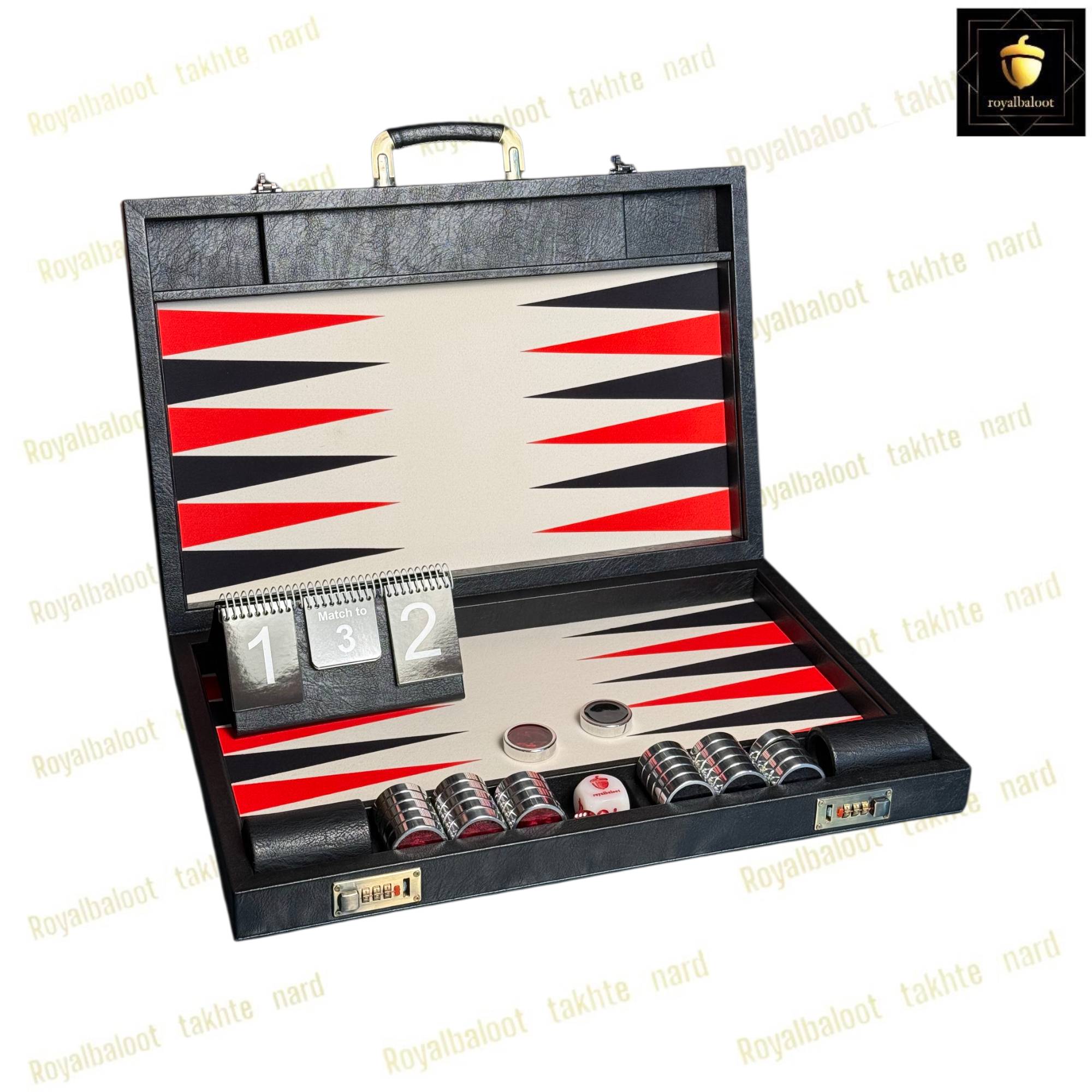 خرید تخته نرد مدرن بین المللی قرمز کد 554 خرید تخته نرد مدرن بین المللی قرمز کد 554