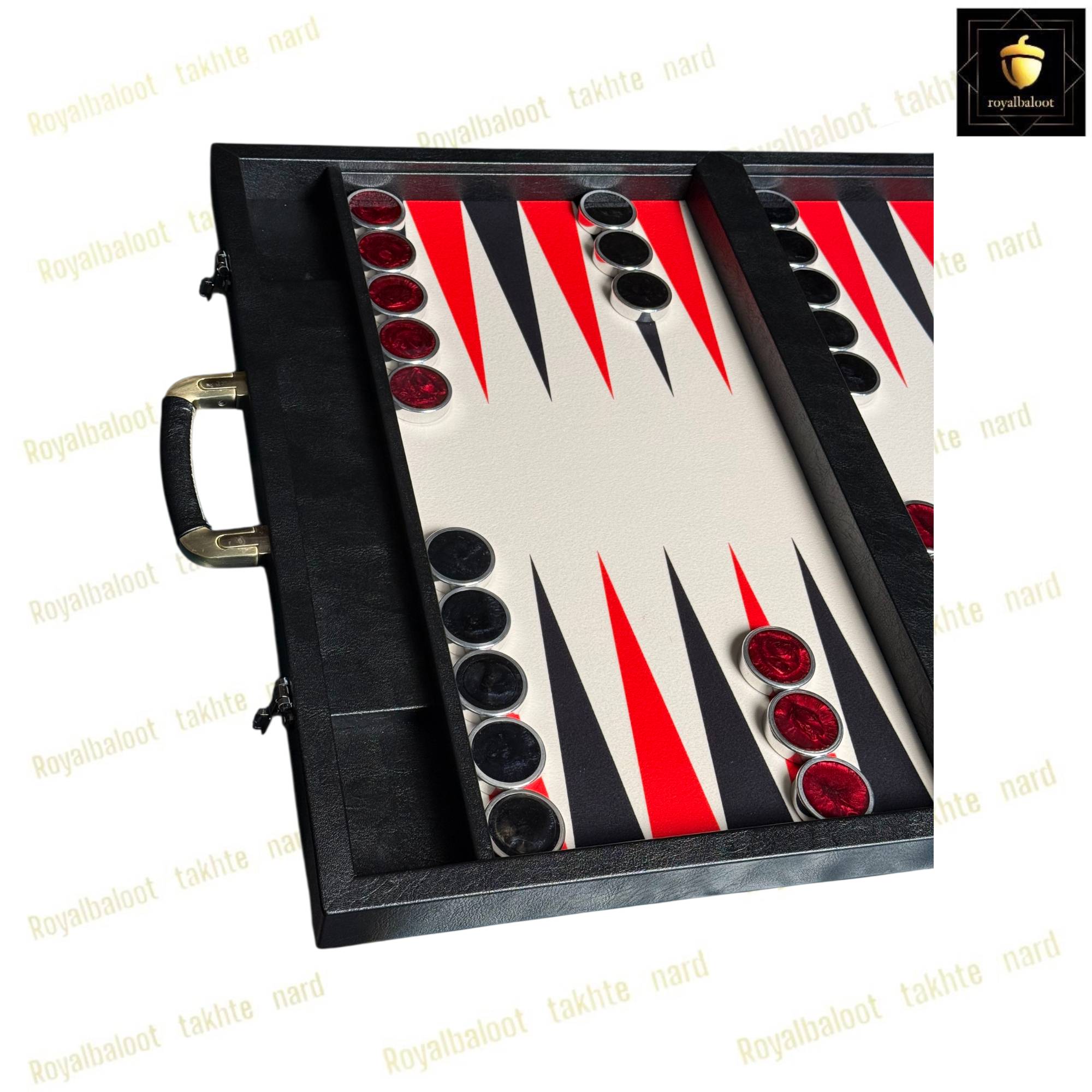 خرید تخته نرد مدرن بین المللی قرمز کد 554 خرید تخته نرد مدرن بین المللی قرمز کد 554