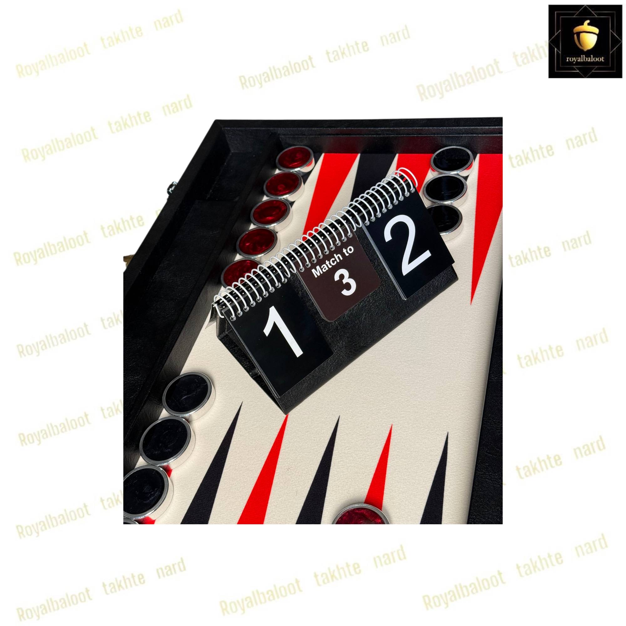 خرید تخته نرد مدرن بین المللی قرمز کد 554 خرید تخته نرد مدرن بین المللی قرمز کد 554