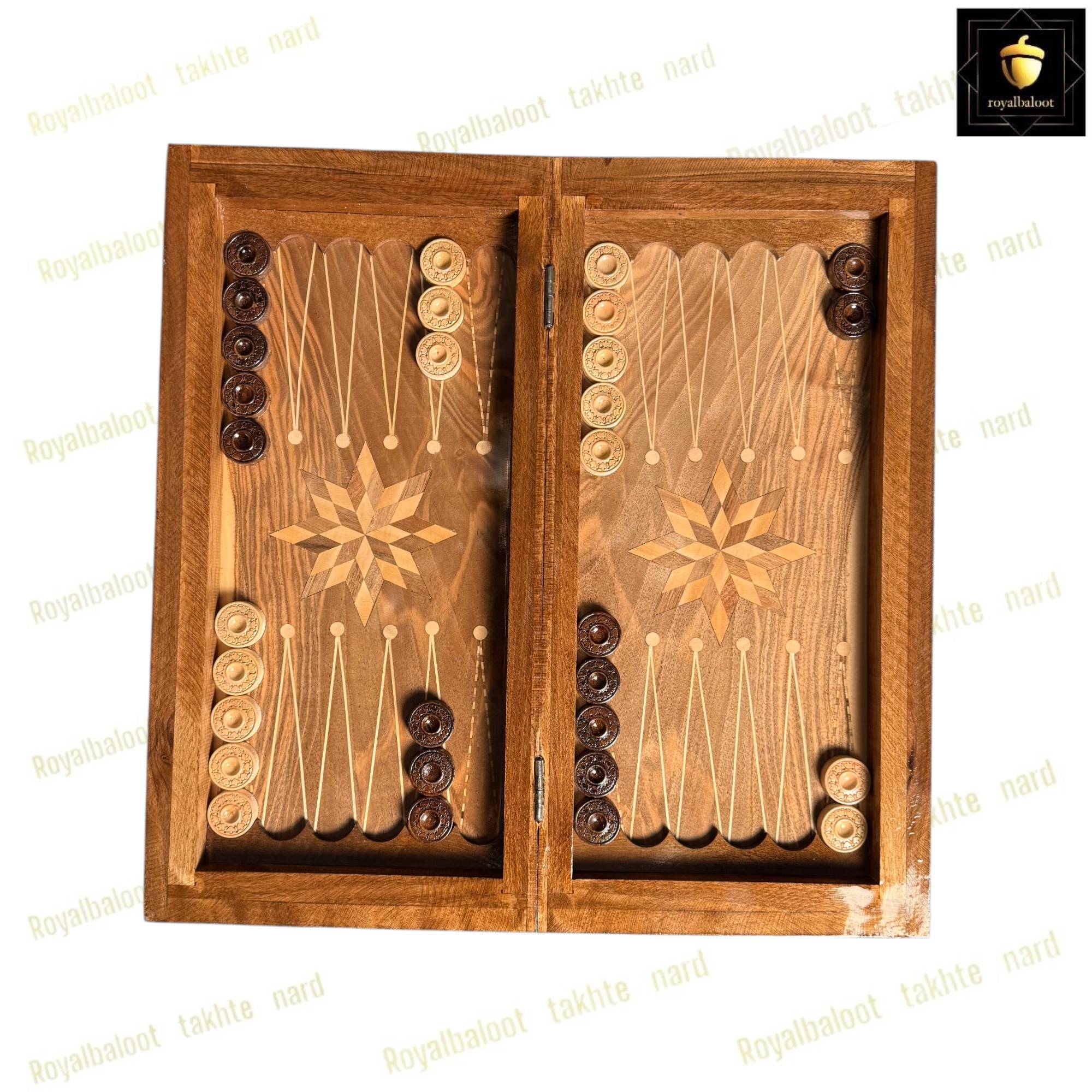 خرید تخته نرد گردو دور منبت سفارشی کد 560 خرید تخته نرد گردو دور منبت سفارشی کد 560